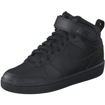 Nike Court Borough Mid 2 Sneaker in schwarz