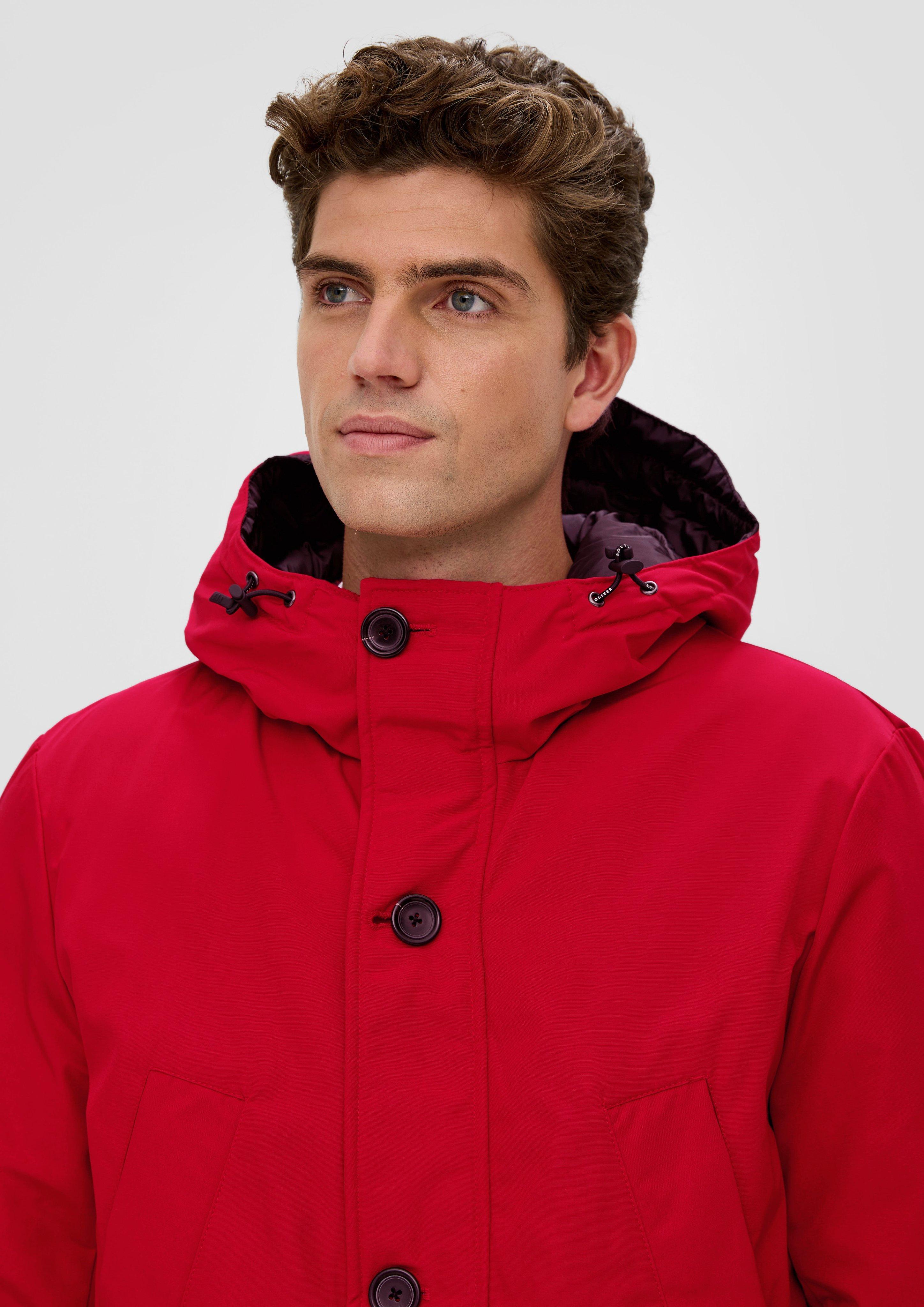 Jacke mit fixierter Kapuze  2132326-3162