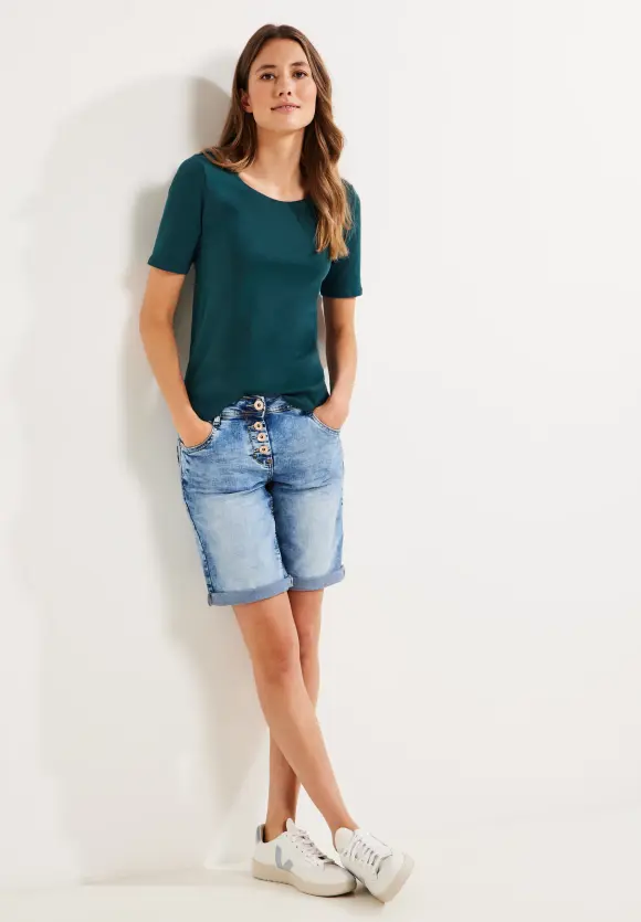 CECIL T-Shirt in Unifarbe