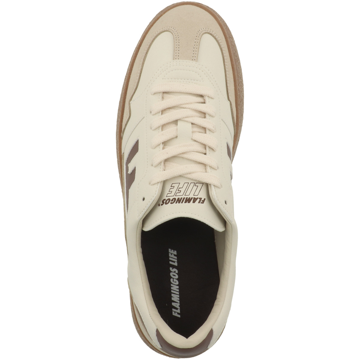Flamingos Life Burela Bold Sneaker Low creme