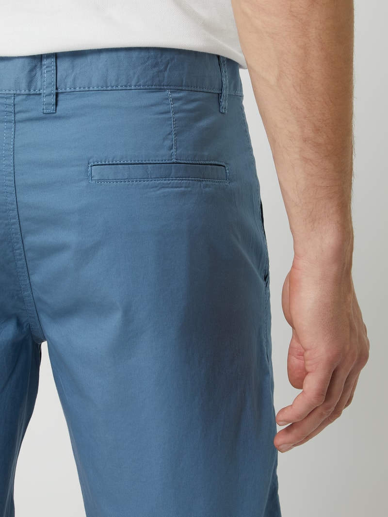 Chino-Shorts aus Baumwolle in blau