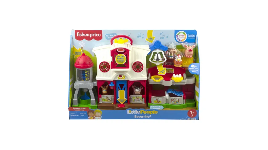 Fisher-Price Little People Bauernhof inkl. Figuren, Kleinkind Spielzeug
