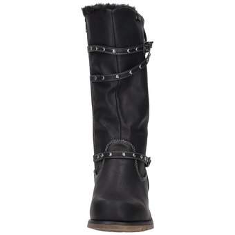 Barbarella Langschaftstiefel in schwarz