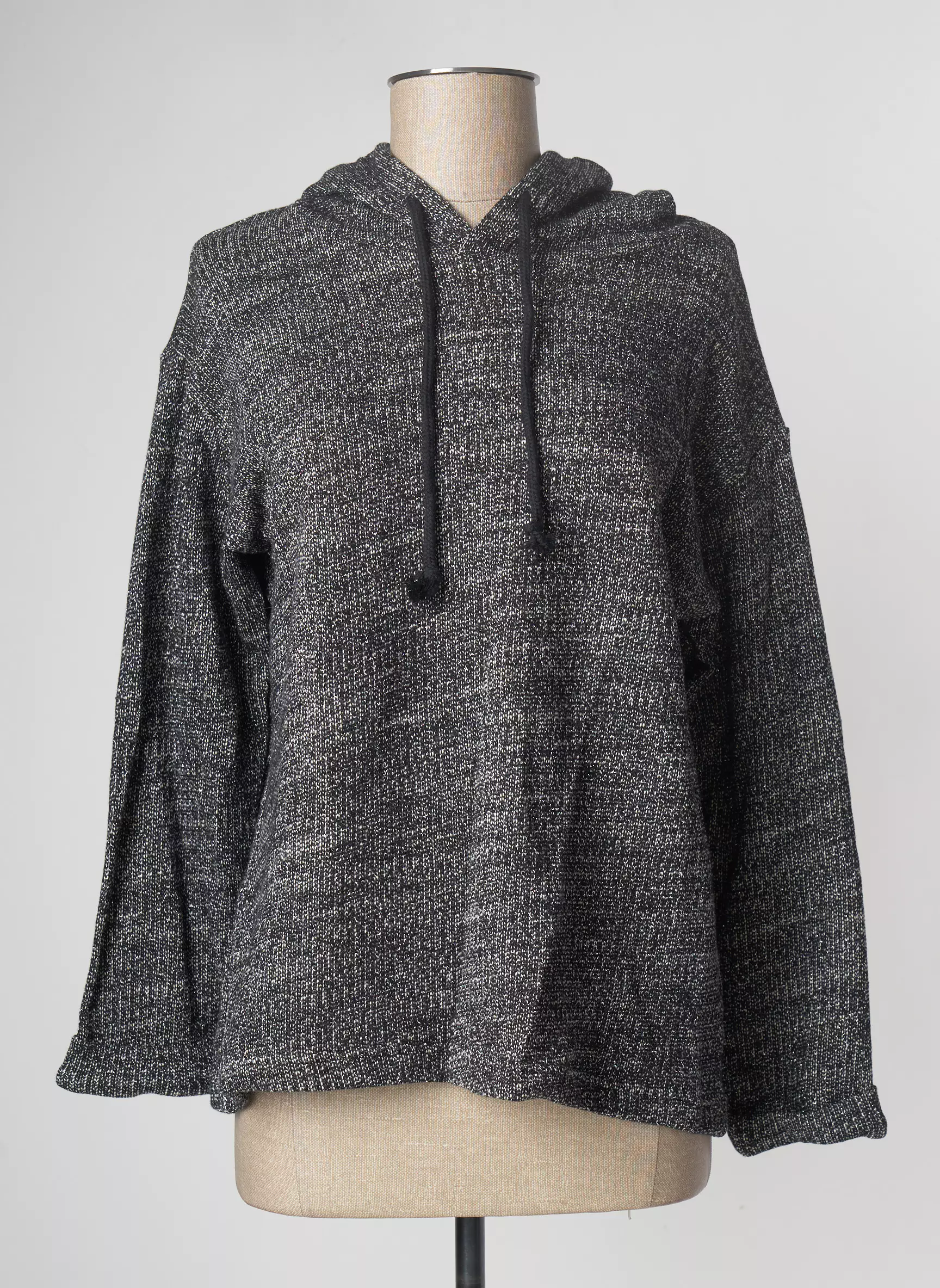 Lazy   Cosy Sweat Capuche Femme couleur gris