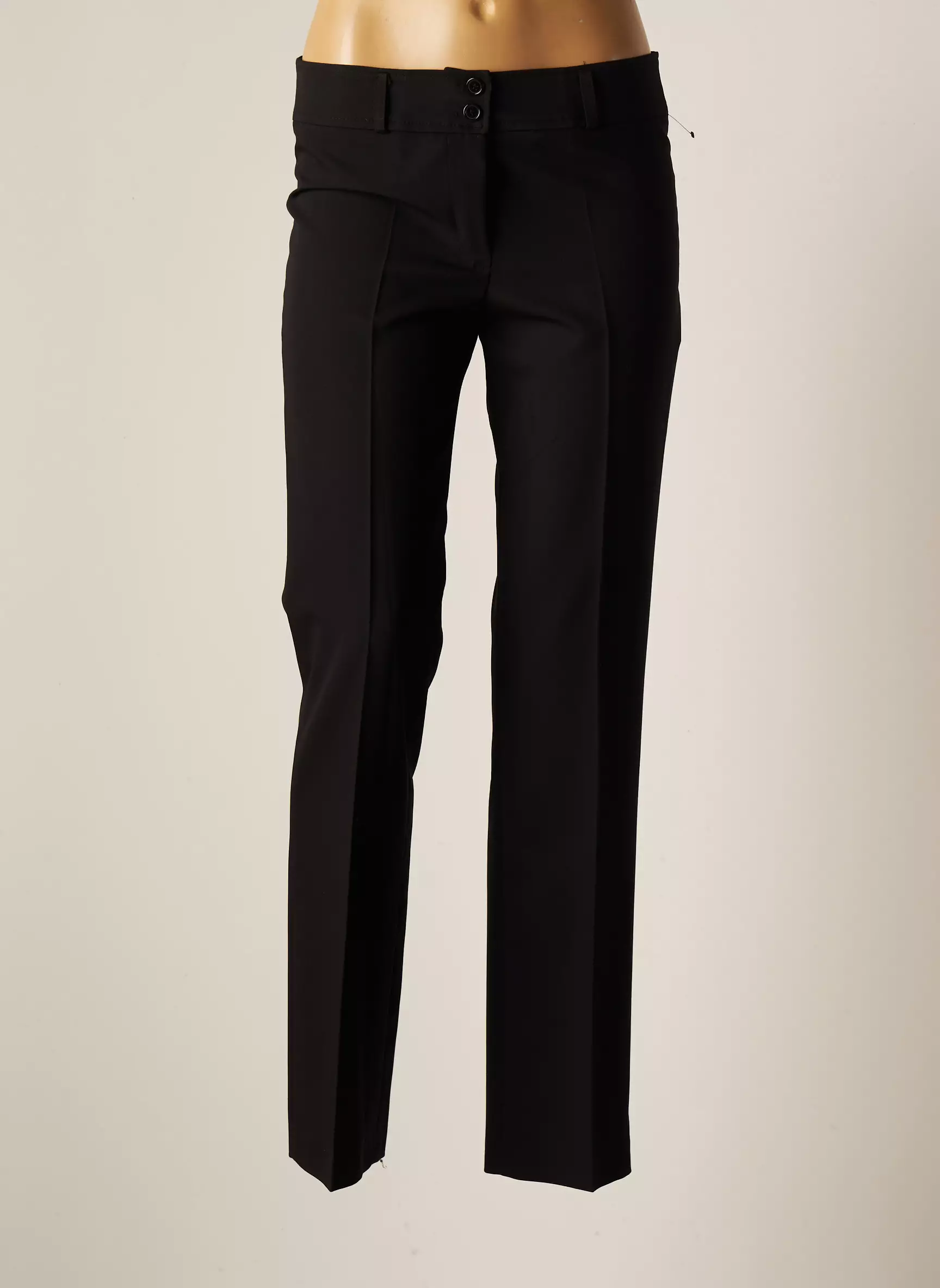 Faruk Pantalons Slim Femme couleur noir