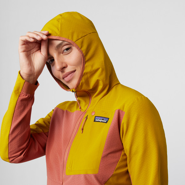 W' S R1 CROSSSTRATA HOODY Damen - Softshelljacke