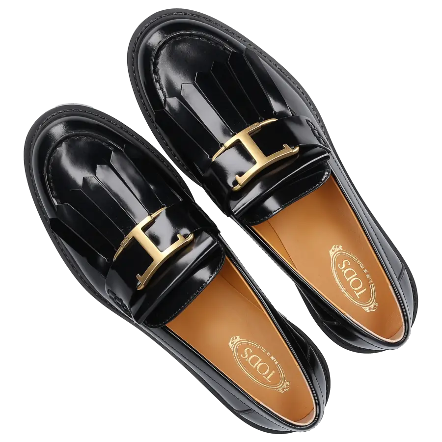 Tod's - Loafer T TIMELESS Kalbsleder - schwarz