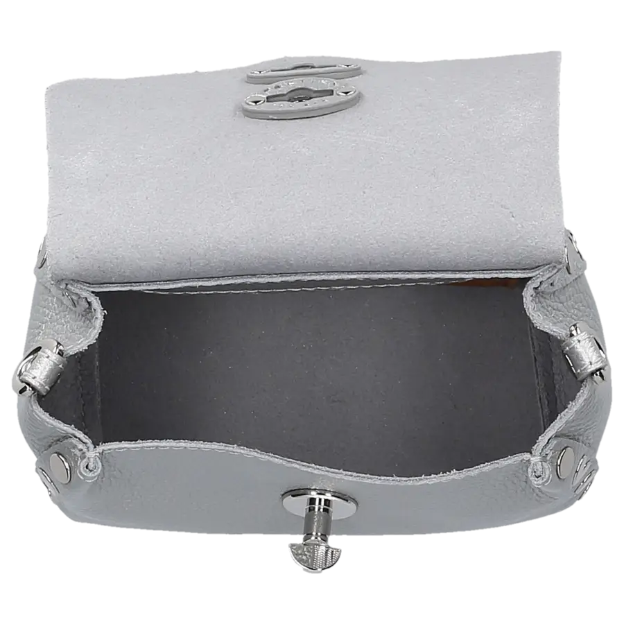 Zanellato - Handtasche POSTINA Kalbsleder - silber
