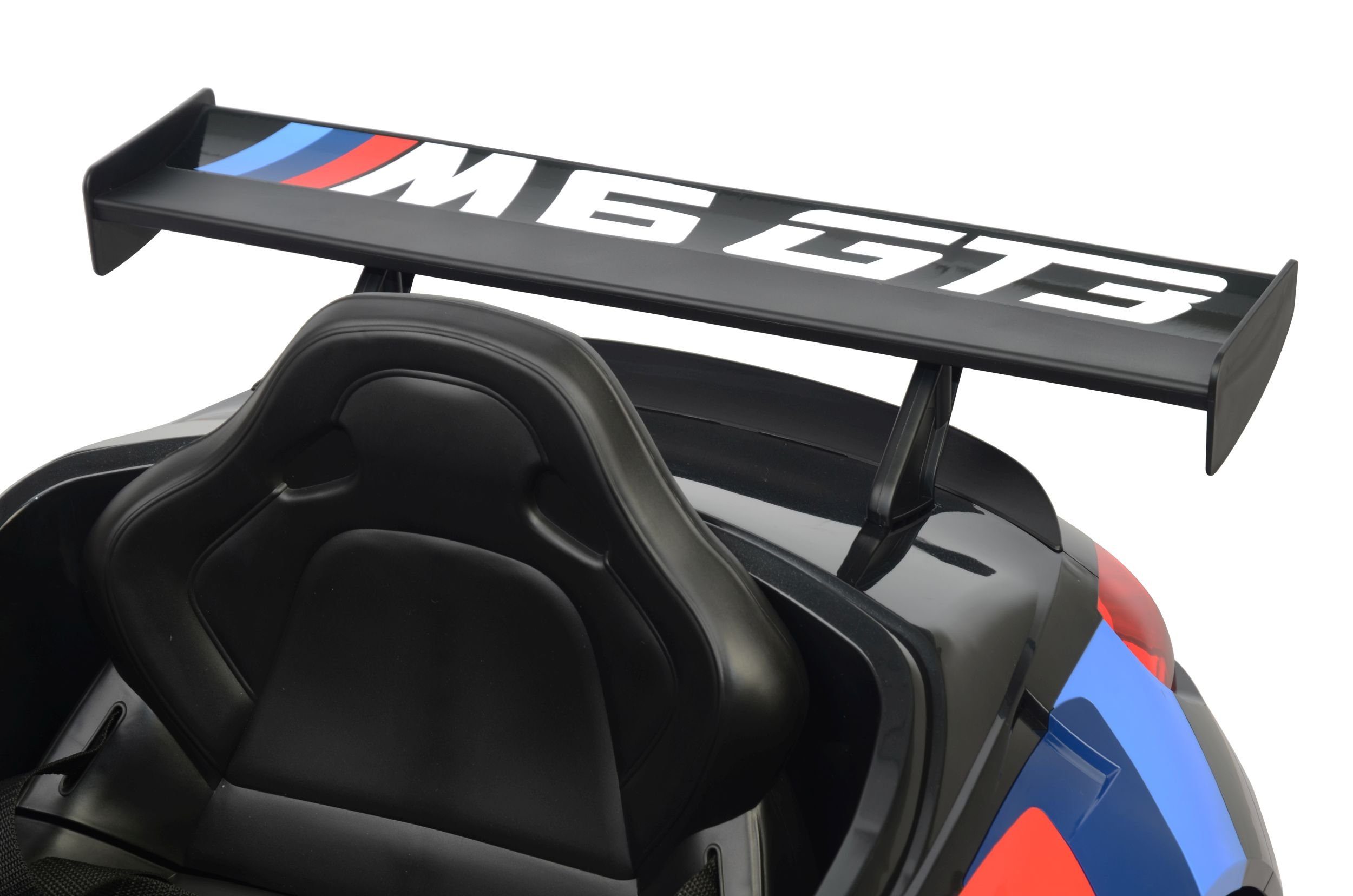 Toys Store Electric Children's Car Children's Electric Car BMW M6 Sport Gt3 Car Bluetooth Eva Leather Seat, Load Capacity 35 kg, AUX/USB Port, MP3 Horn and Engine Sound on the Steering Wheel, Remote Control