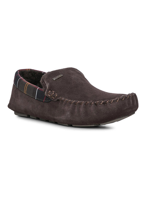 Barbour, Hausschuhe, Lammfell, dunkelbraun