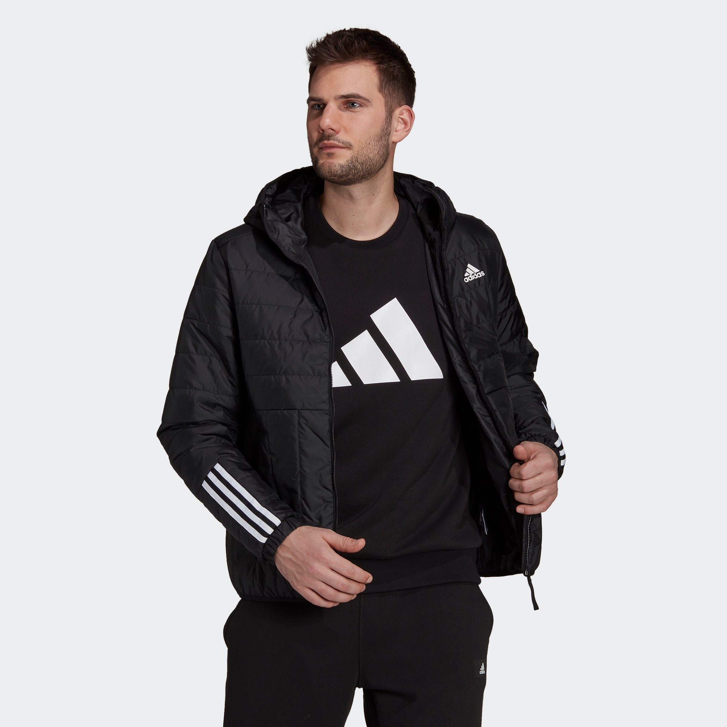 adidas Sportswear Outdoorjacke ITAVIC 3STREIFEN LIGHT HOODED