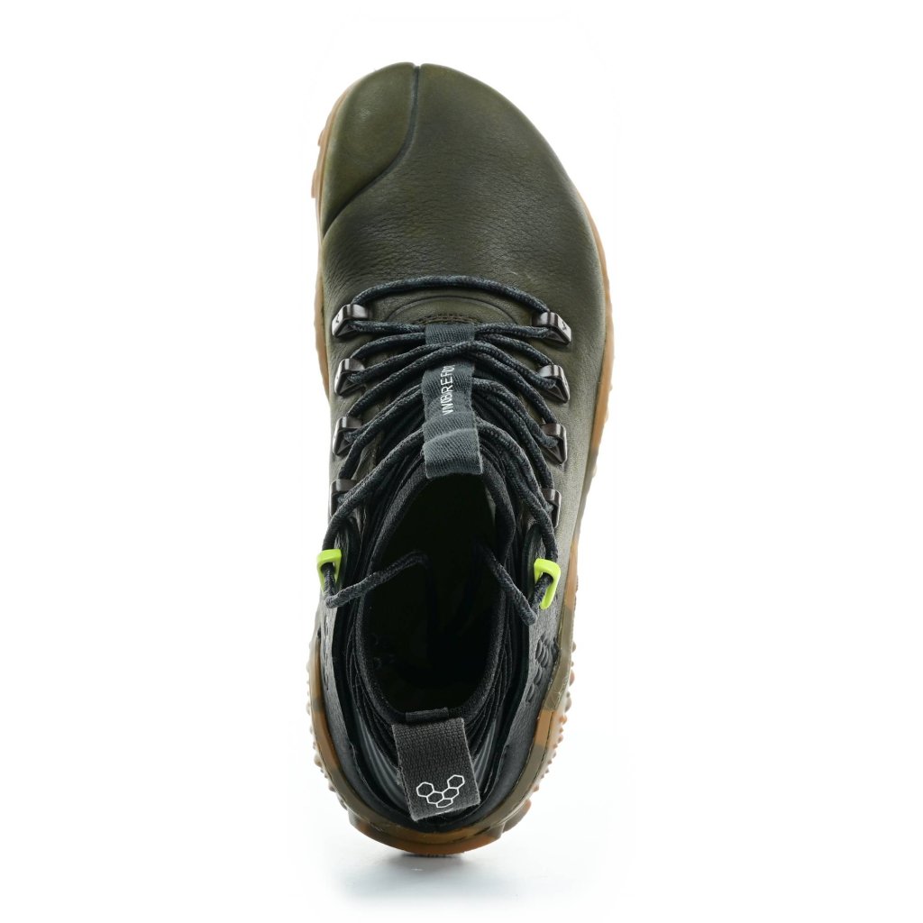 Vivobarefoot Magna Forest ESC L Bracken Lime Leather Barfuß-Wanderschuhe
