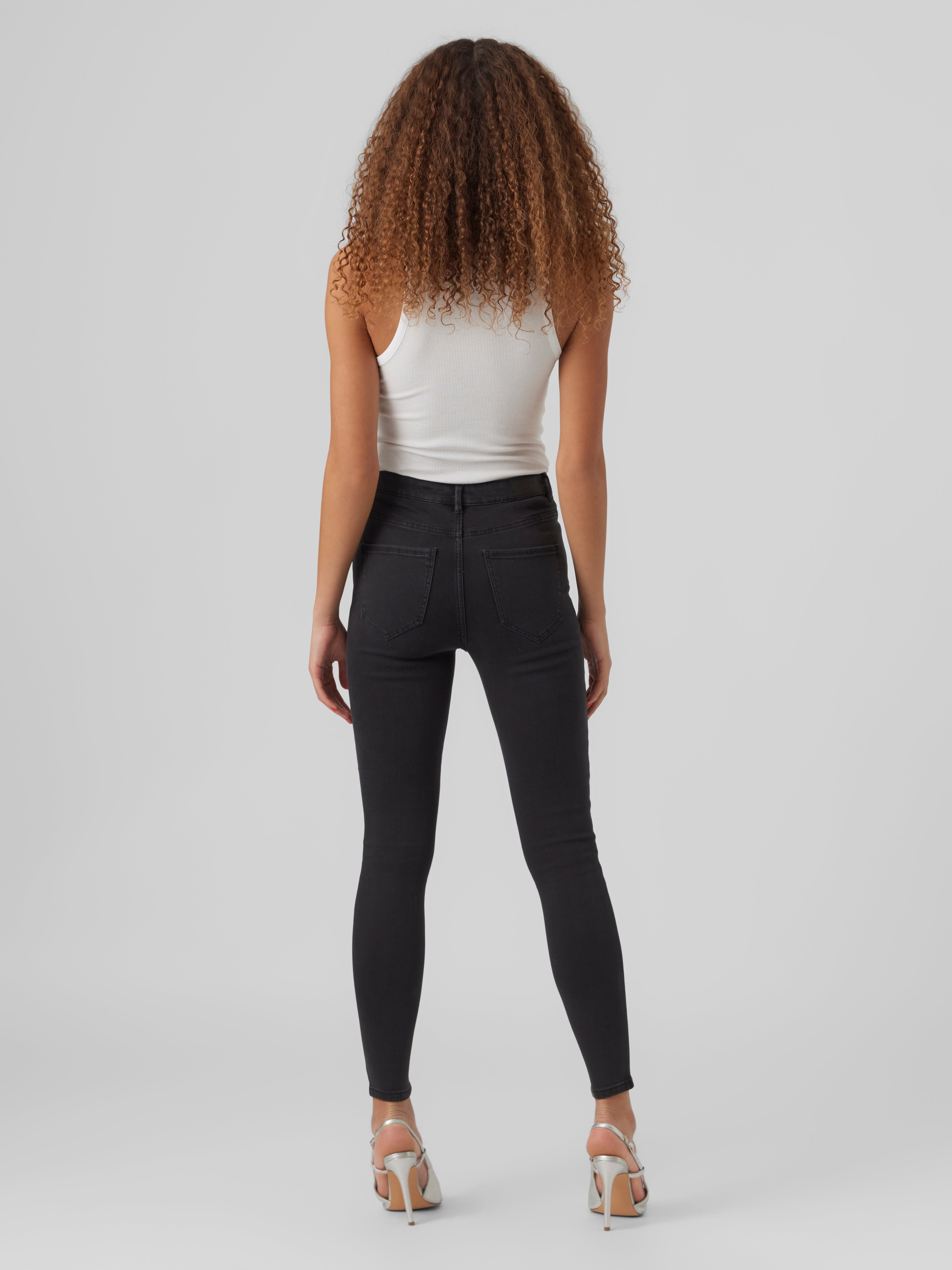 VMSOPHIA Hohe Taille Skinny Fit Jeans