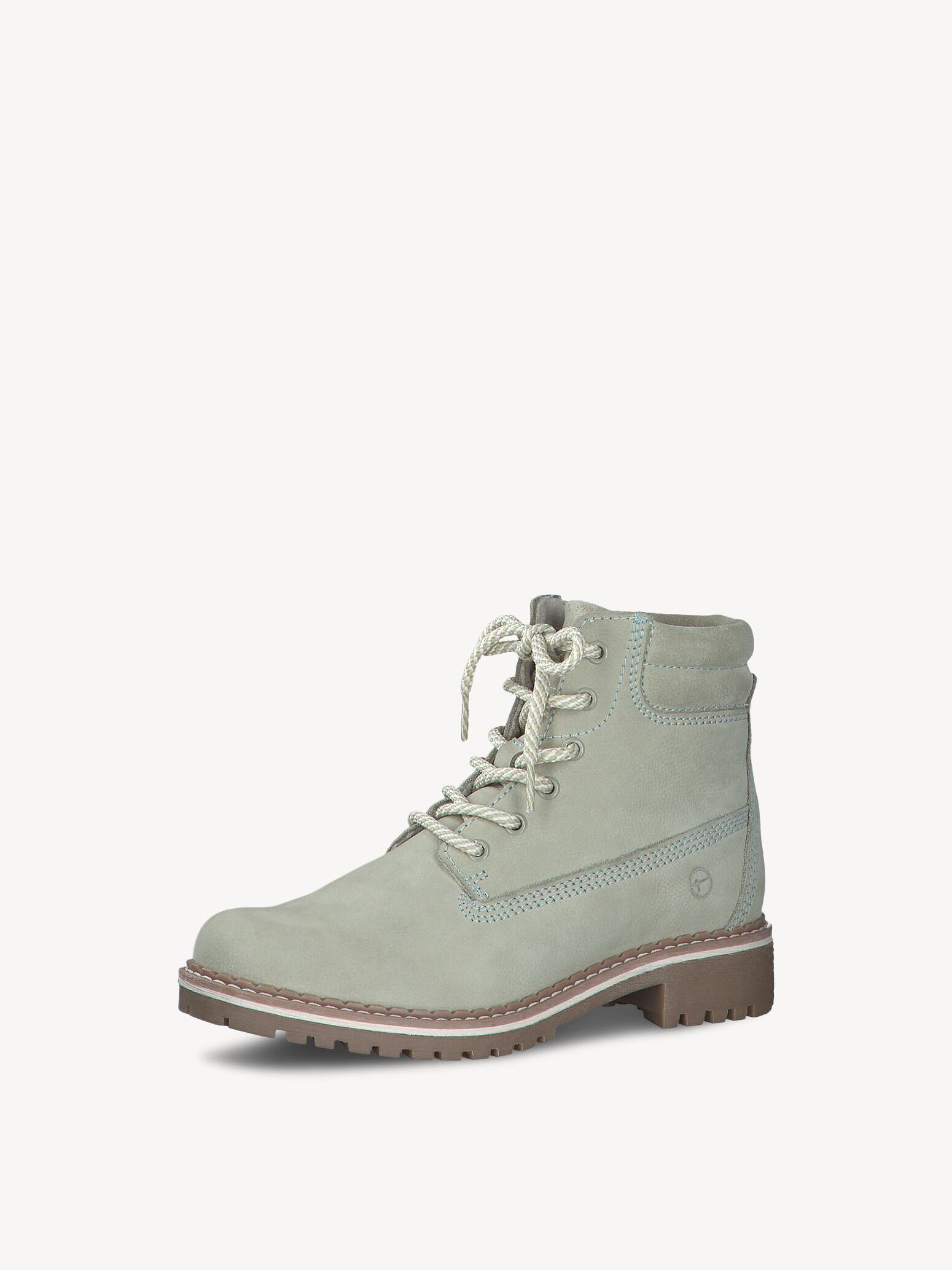 Bottine en cuir - vert