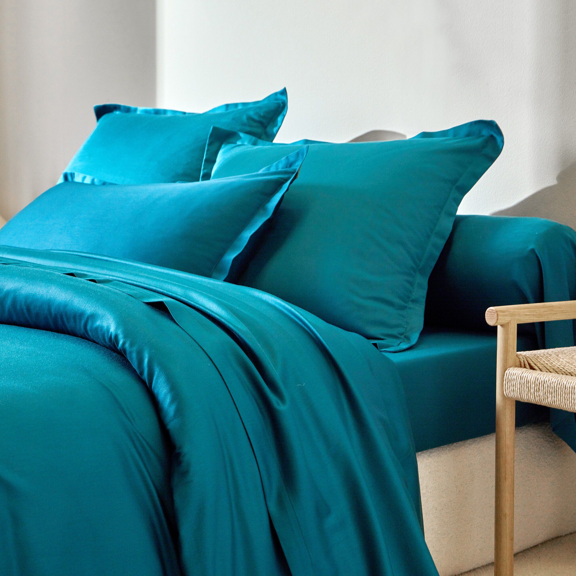 Linge de lit satin uni