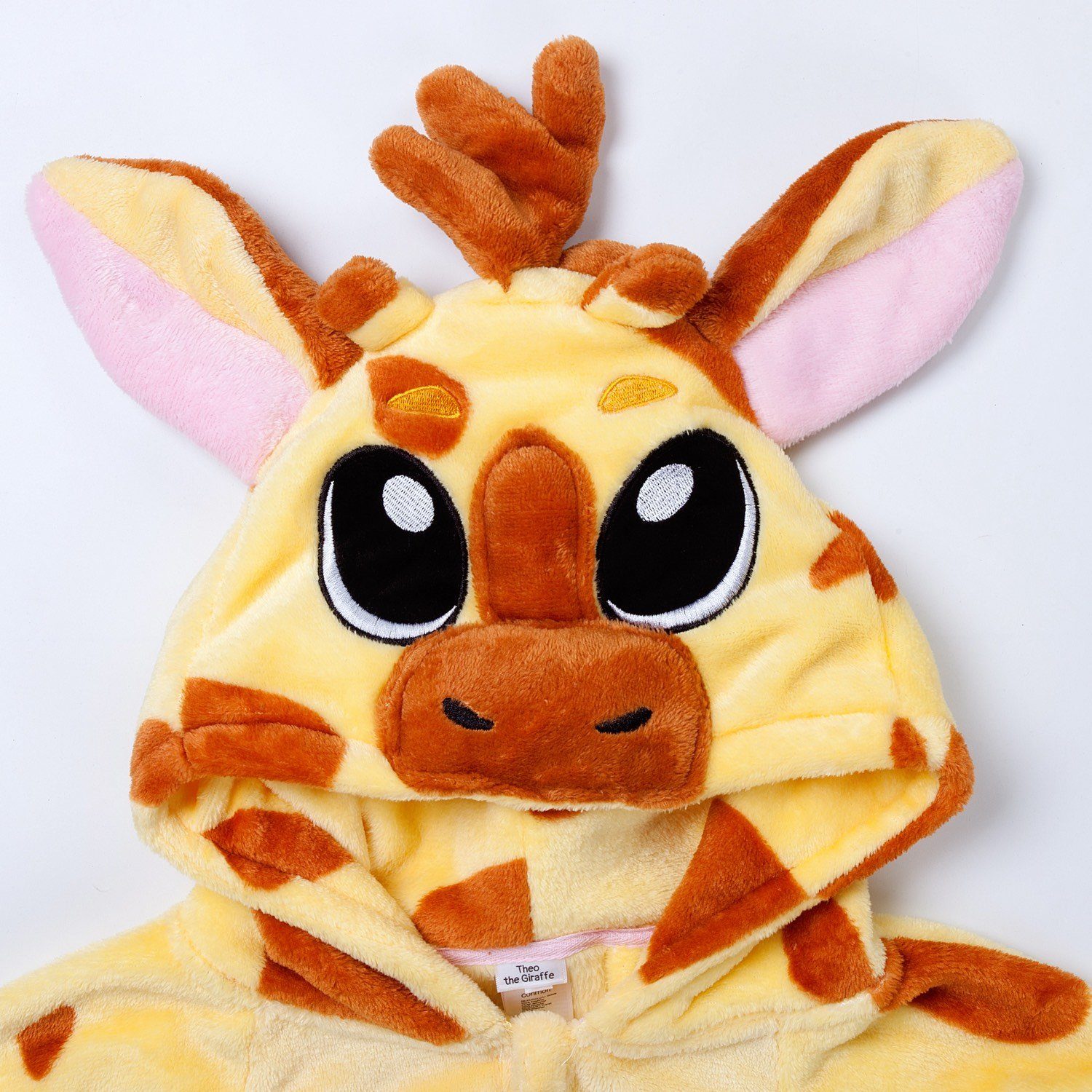 Corimori Jumpsuit Onesie Giraffe, kuscheliges Kostüm für Kinder (2-tlg) Karneval, Fasching, Jugendliche, Mädchen, Jungen, Tierkostüme