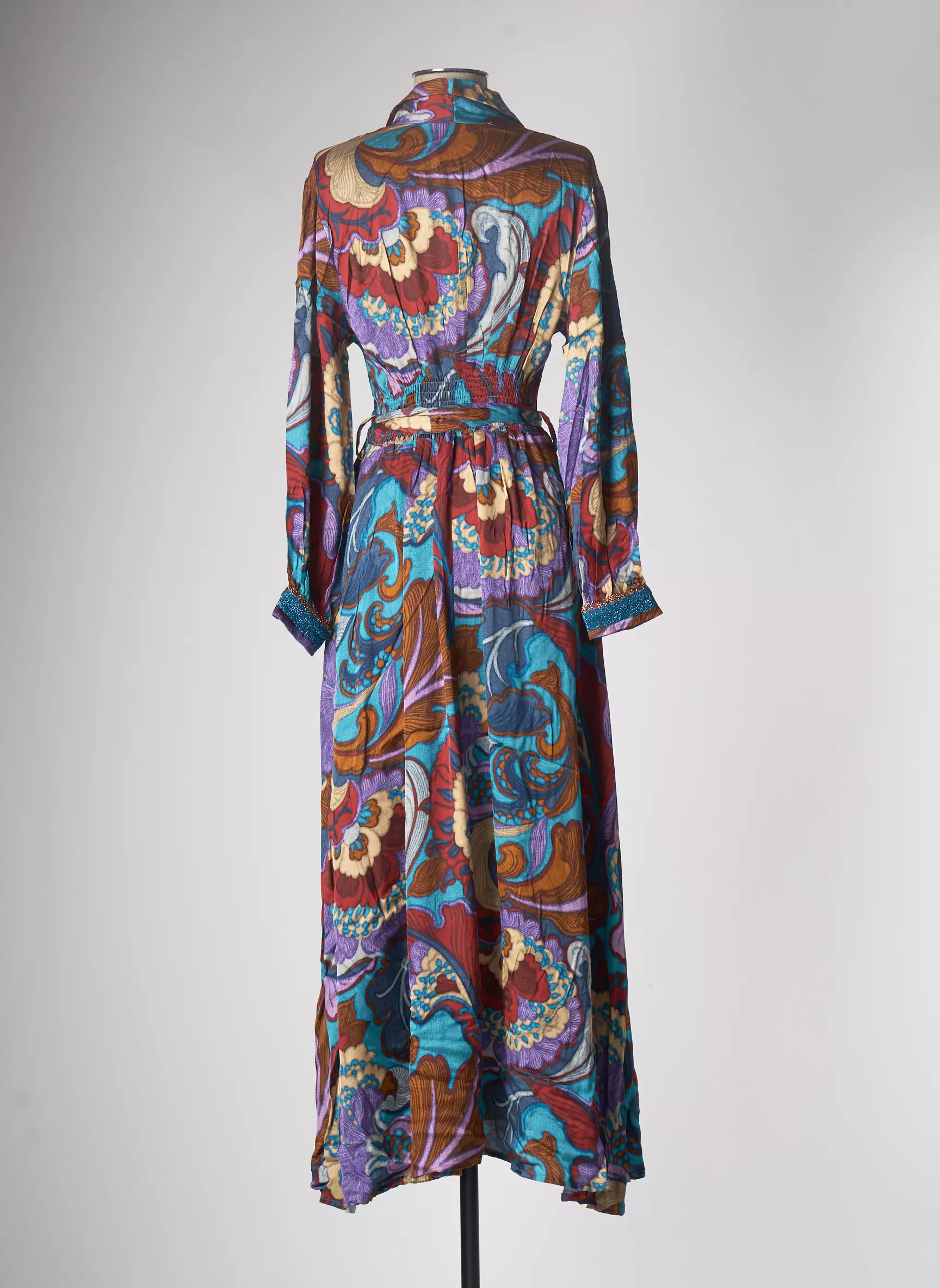 Angela Davis Robes Longues Femme couleur bleu