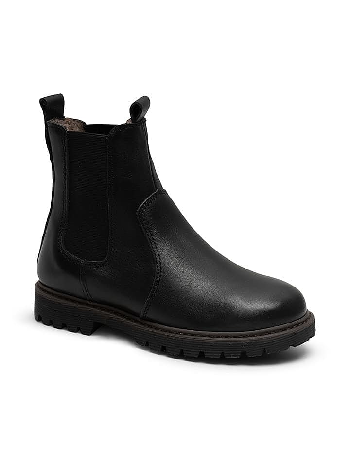 bisgaard Leder-Chelsea-Boots in Schwarz günstig kaufen 28