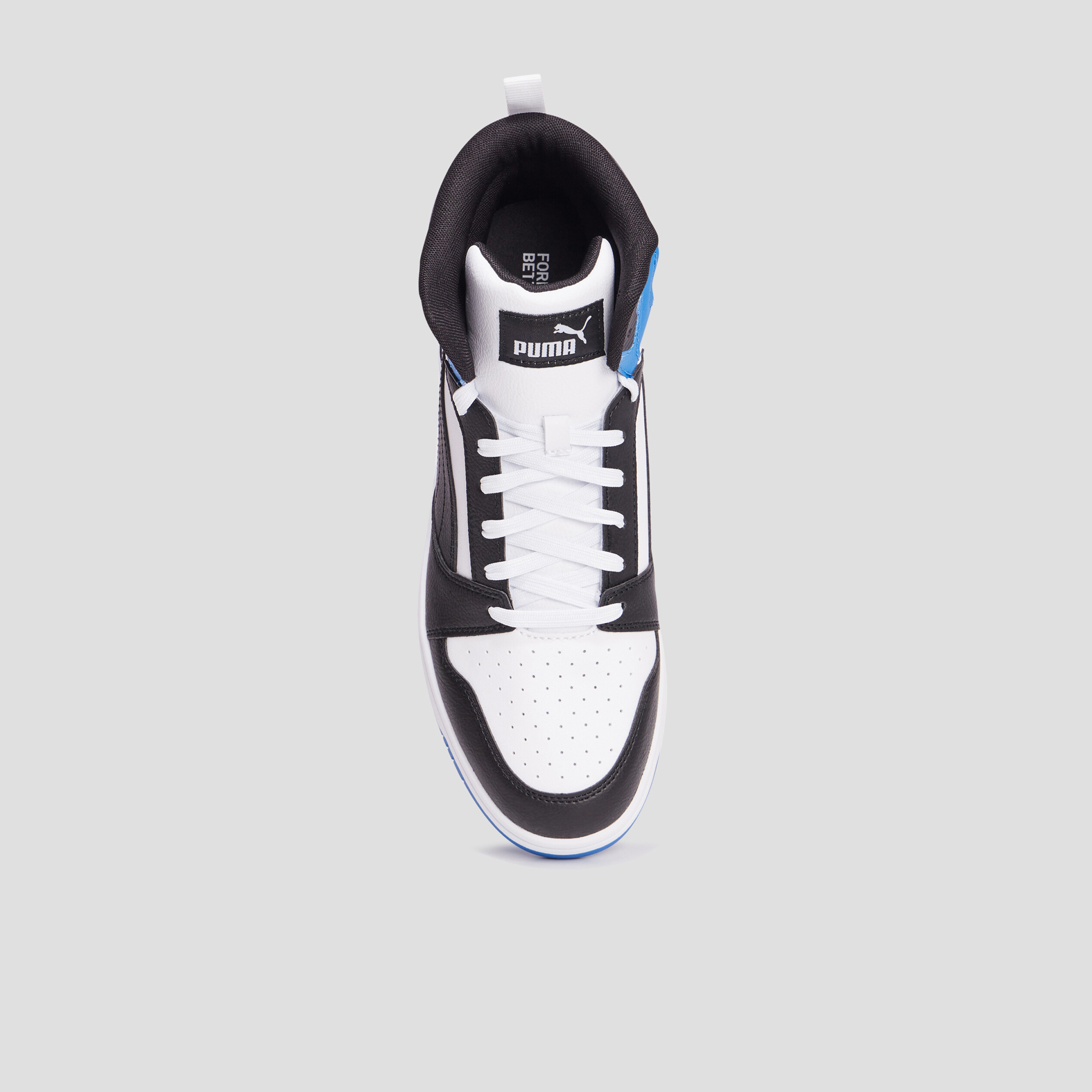Baskets montantes à lacets Puma Rebound bleu homme | La Halle