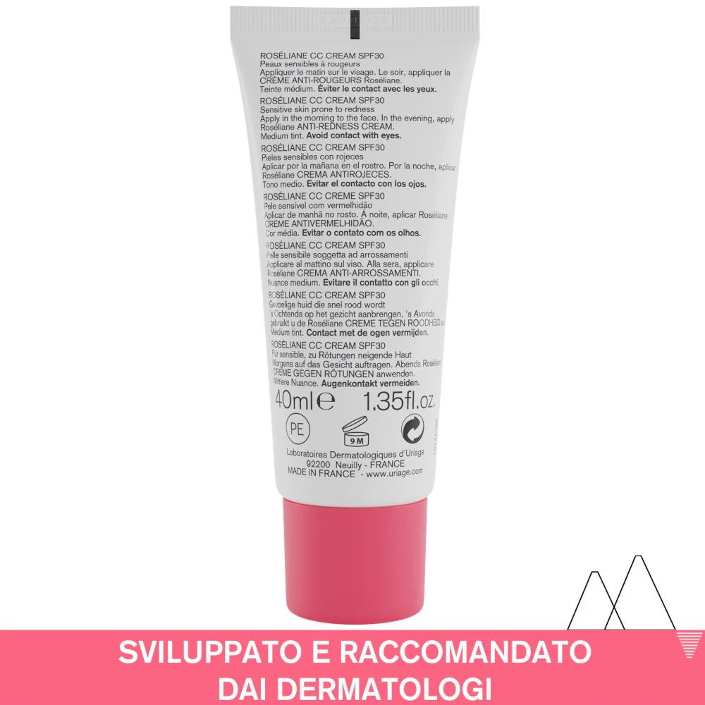 ROSÉLIANE CC krema SPF30 tonirana krema protiv crvenila - CC krema