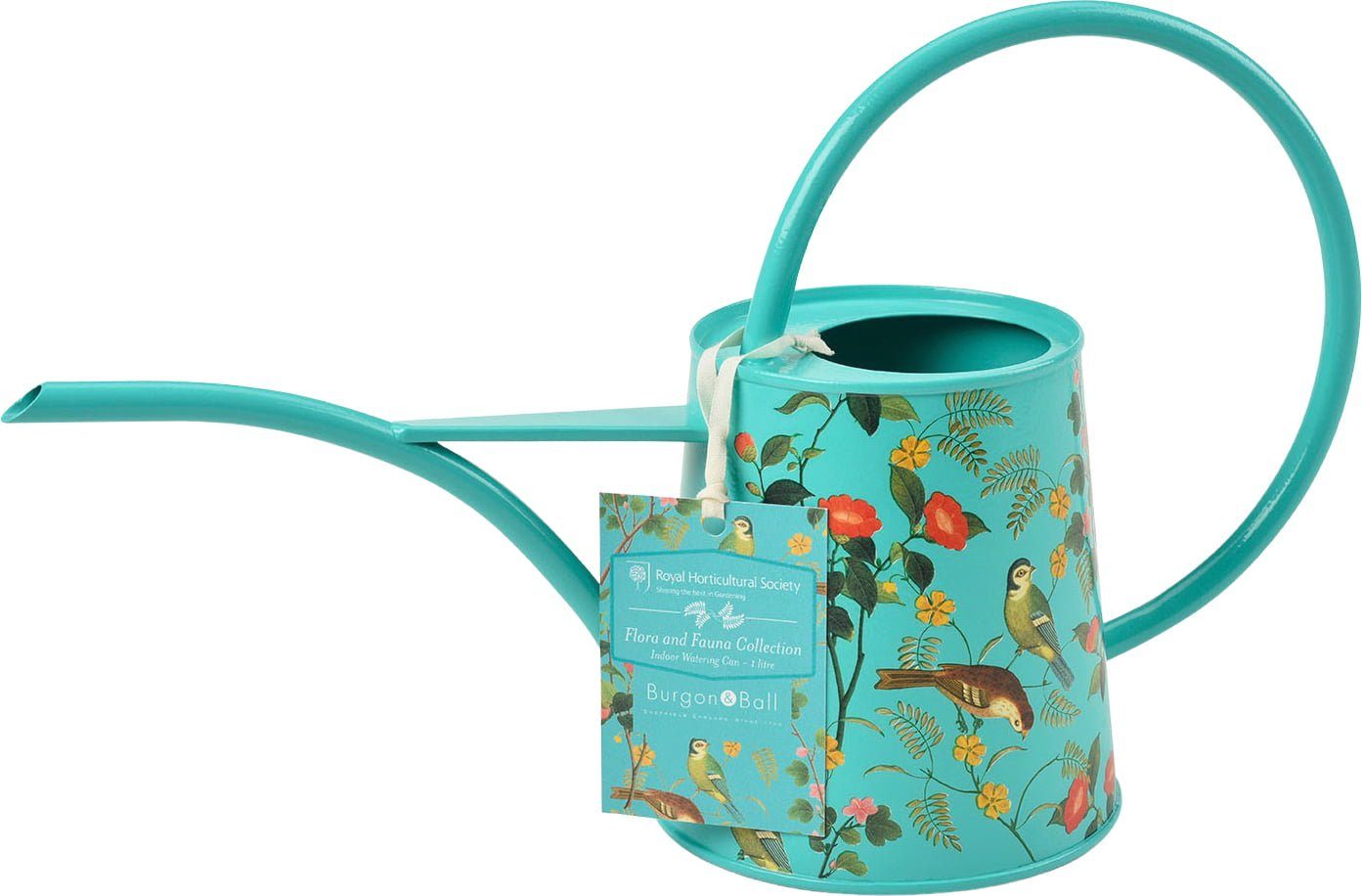Burgon & Ball Gießkanne Indoor 'Flora & Fauna' 37x13x21 cm 1 L