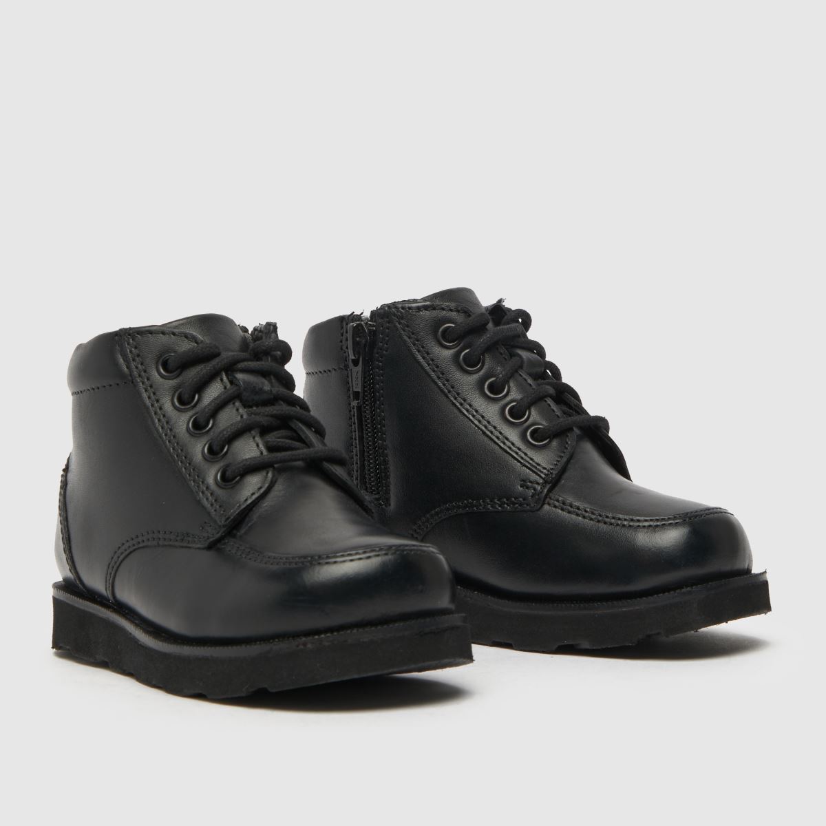 Černé kožené boty Schuh Captain Toddler