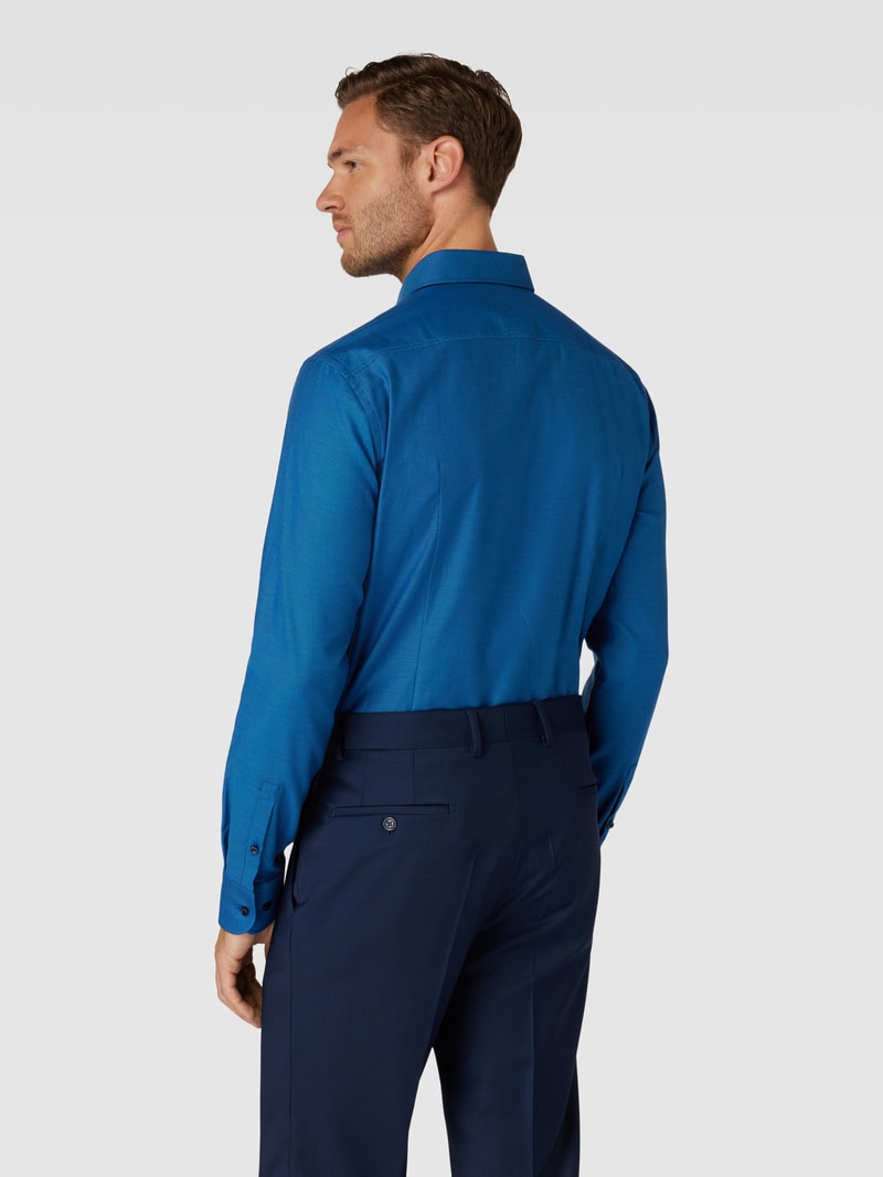 Business-Hemd mit Kentkragen Modell 'HANK' in royalblau