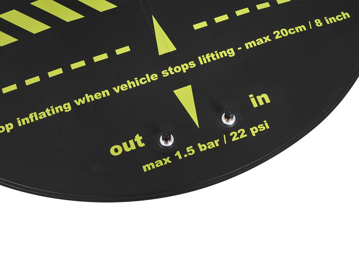 Flat-jack Auffahrkeil