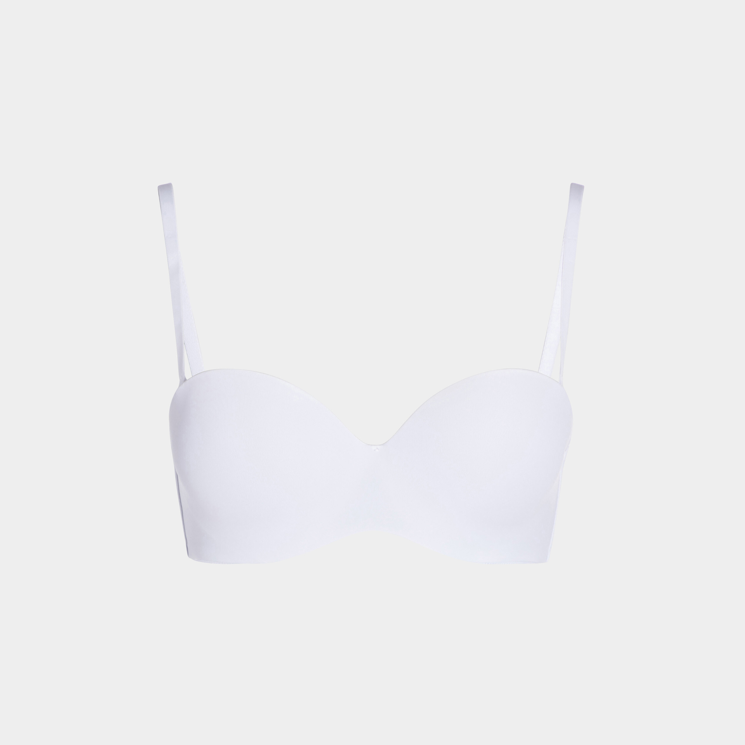 Soutien-gorge balconnet microfibre blanc femme | La Halle