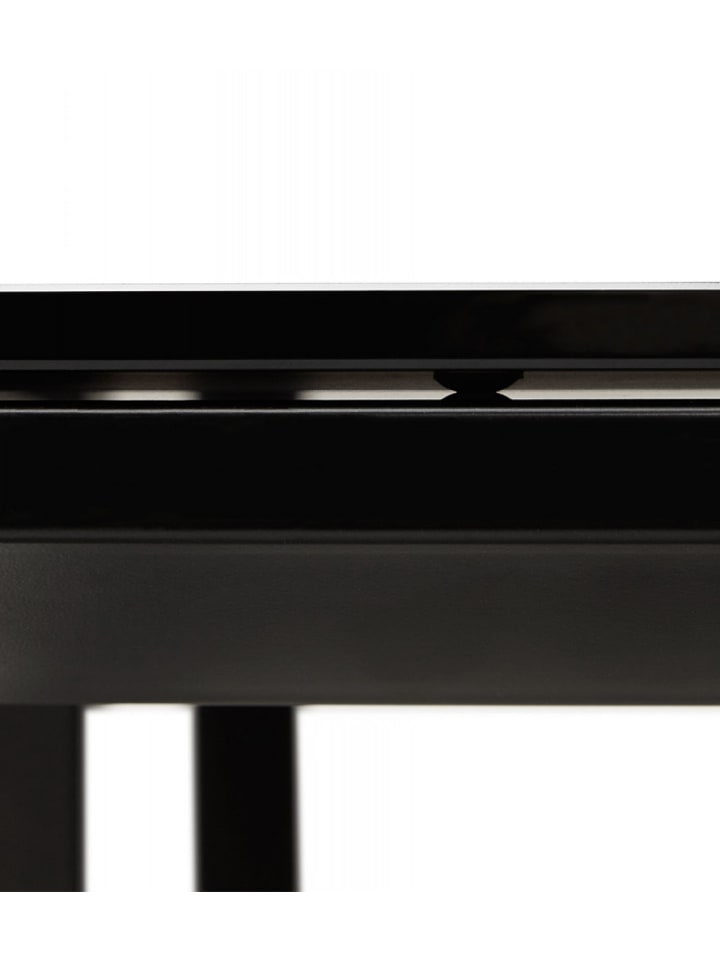 KADIMA DESIGN Chefschreibtisch aus Glas und Metall | Moderner Stil in Schwarz günstig kaufen