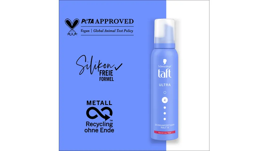TAFT Schaumfestiger Ultra 150ml Haltegrad 4 - starker Halt 150 ml