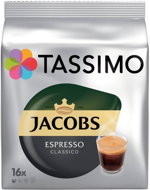 Tassimo Espresso Classico Kaffeekapseln 16 Stück à 7 g