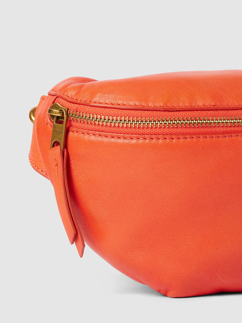 Crossbody Bag aus Leder Modell 'Tavia' in hellrot