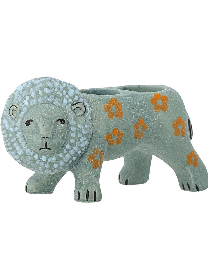 Bloomingville Kerzenhalter ''Leander'' in Türkis - (B)18,5 x (H)10,5 x (T)8 cm günstig kaufen onesize