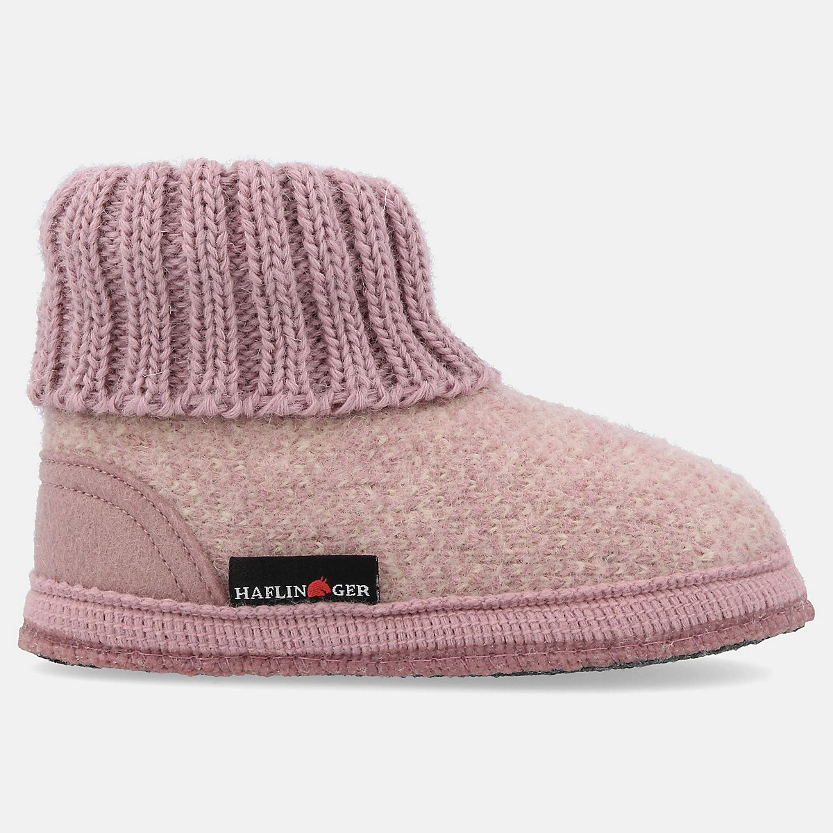Kinder Hüttenschuh 1898 mit Kragen aus reiner Schurwolle