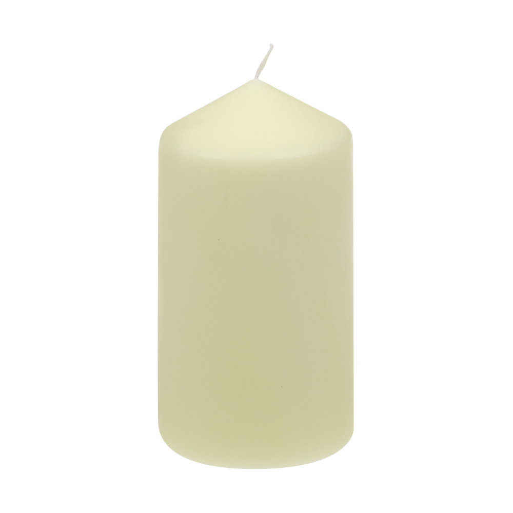 Stumpenkerze sektfarben