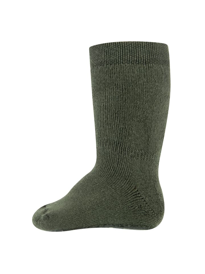 ewers Stoppersocken Uni in oliv günstig kaufen