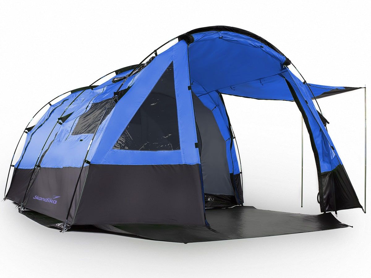 Skandika Kambo 4 Blaues Tunnelzelt
