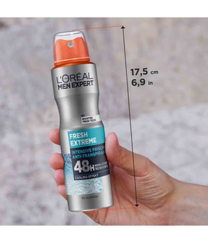 L'Oréal Men Expert Fresh Extreme 48H Non-Stop Trockenschutz Deodorant Spray-150 ml