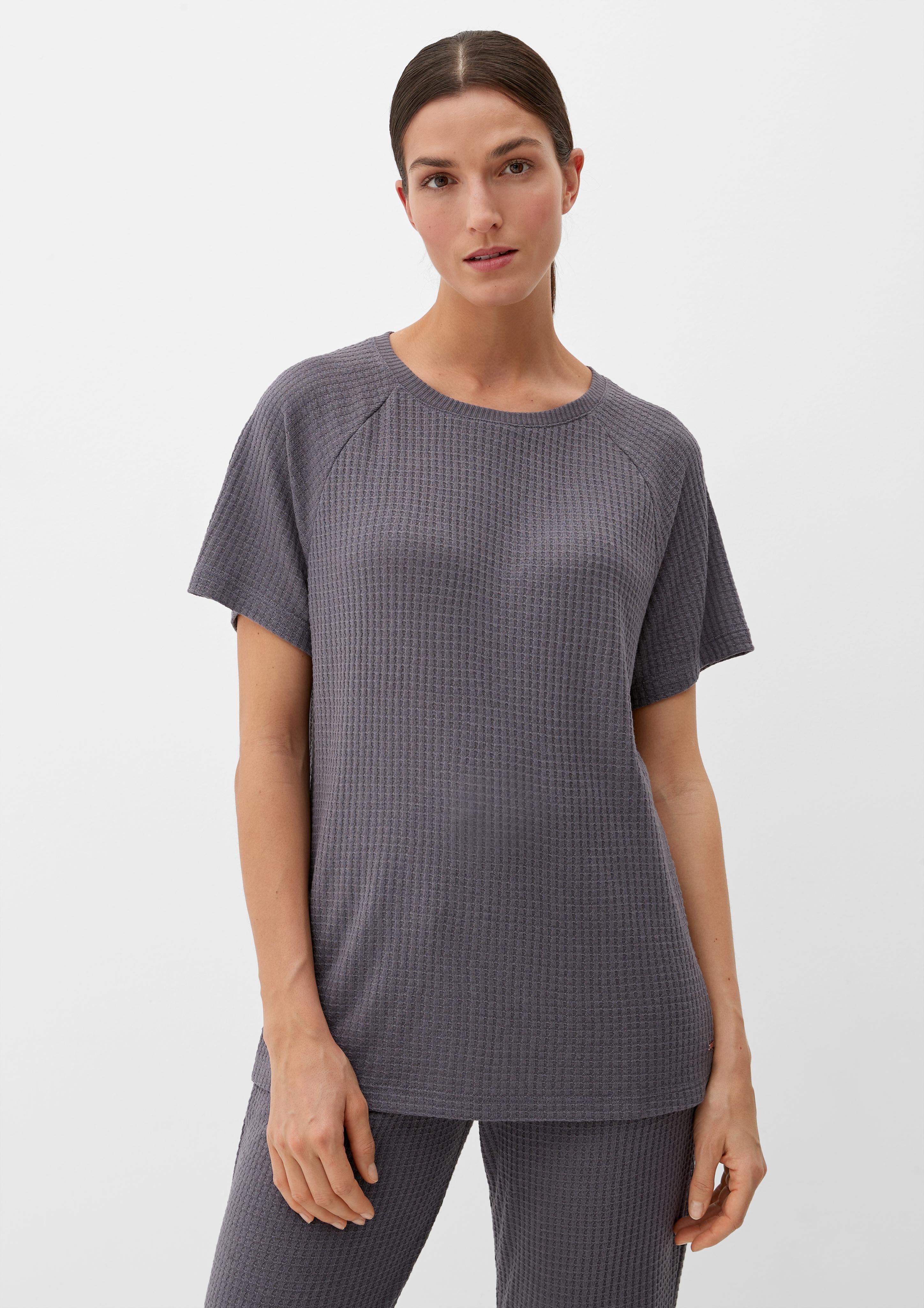 Nachtshirt in Waffelpiqué-Struktur  6007804-9000
