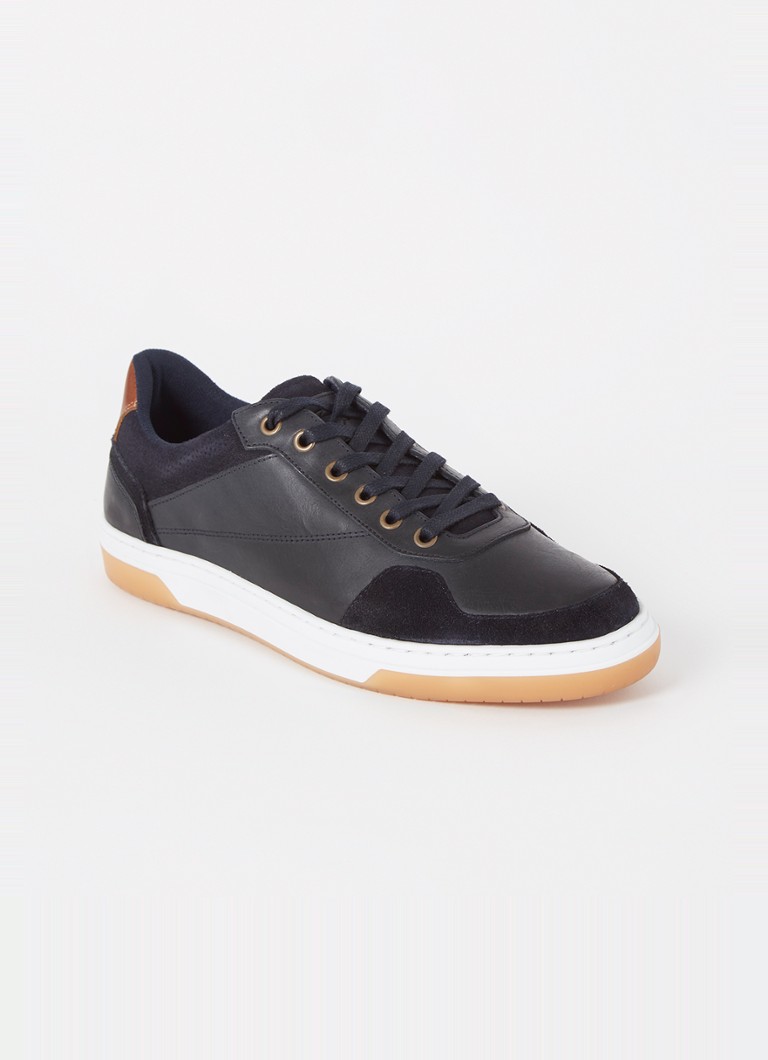 Sneakers Thorin in pelle di Dune London con dettagli in camoscio