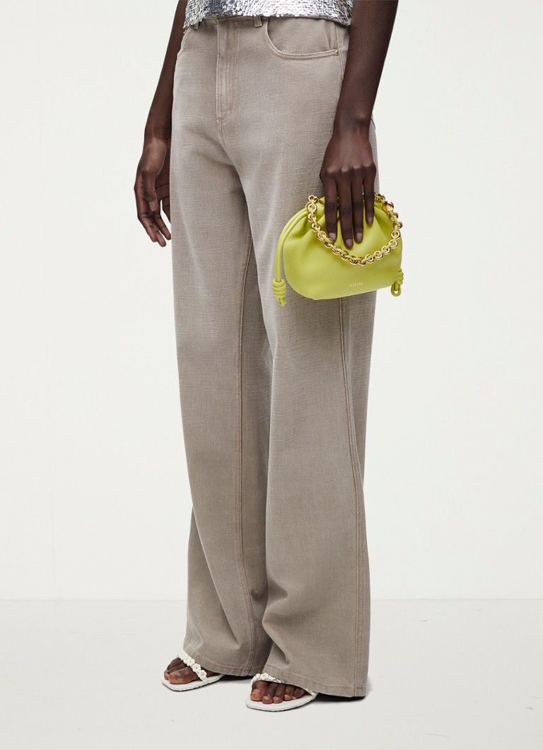 LOEWE Flamenco Mini clutch báránybőrből
