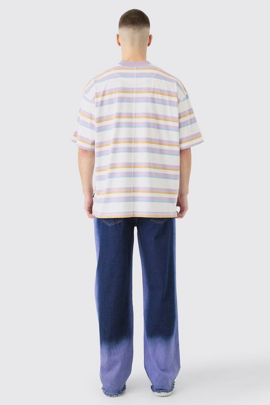 Tall gestreiftes Oversize Official T-Shirt