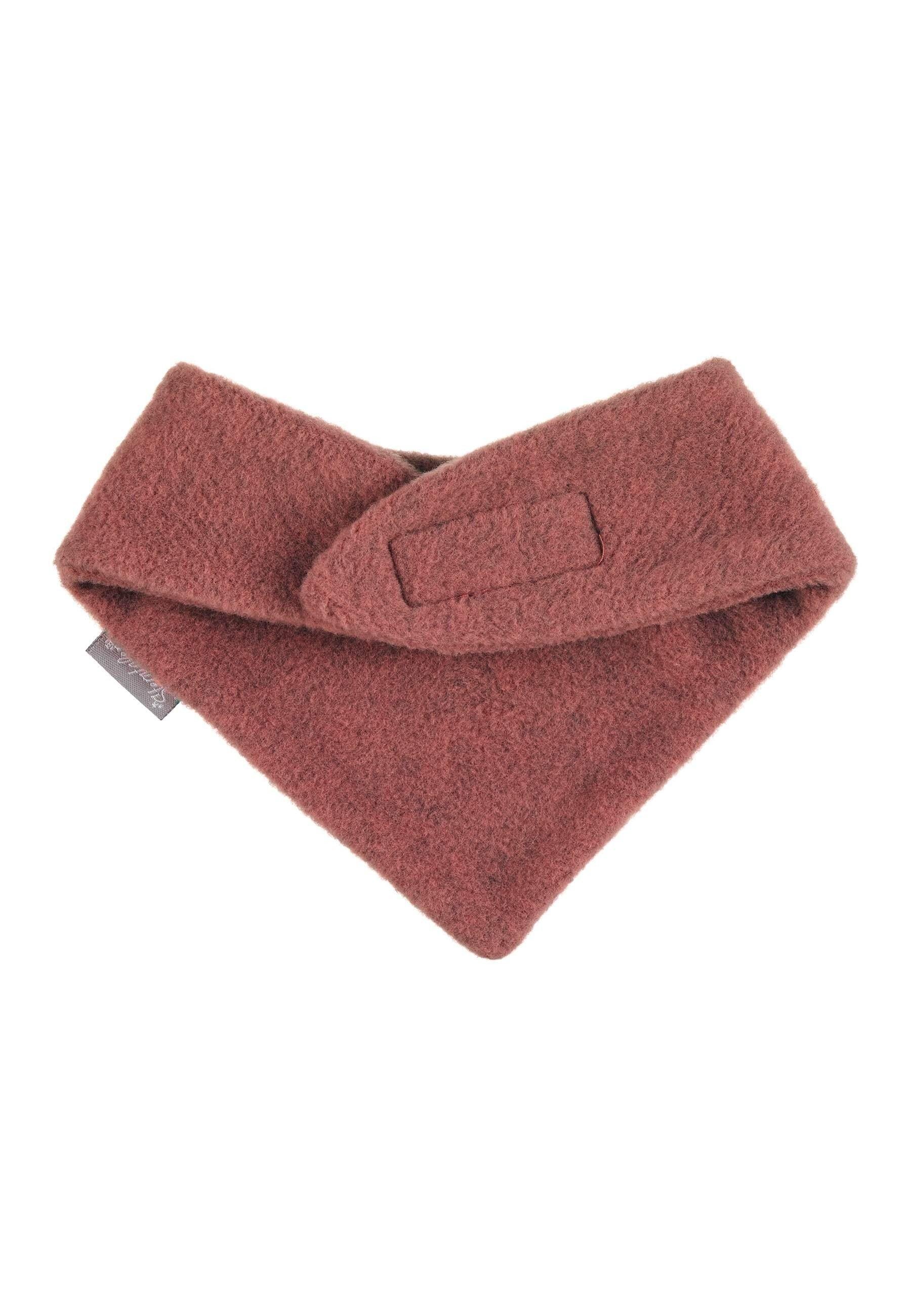 Dreieckstuch aus Microfleece mit Klettverschluss