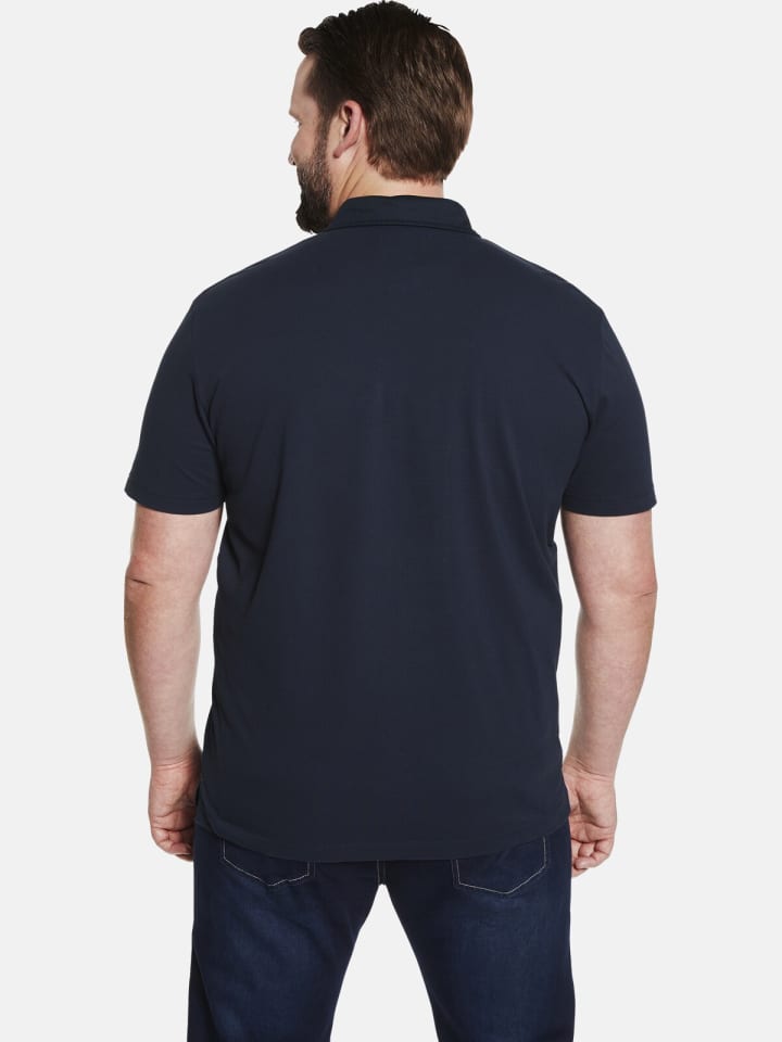Charles Colby Poloshirt EARL FANCES in dunkelblau günstig kaufen
