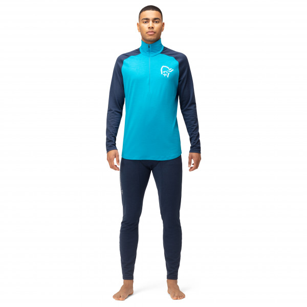 Norrøna - Norrøna pureUll Zip Neck - Merinopullover