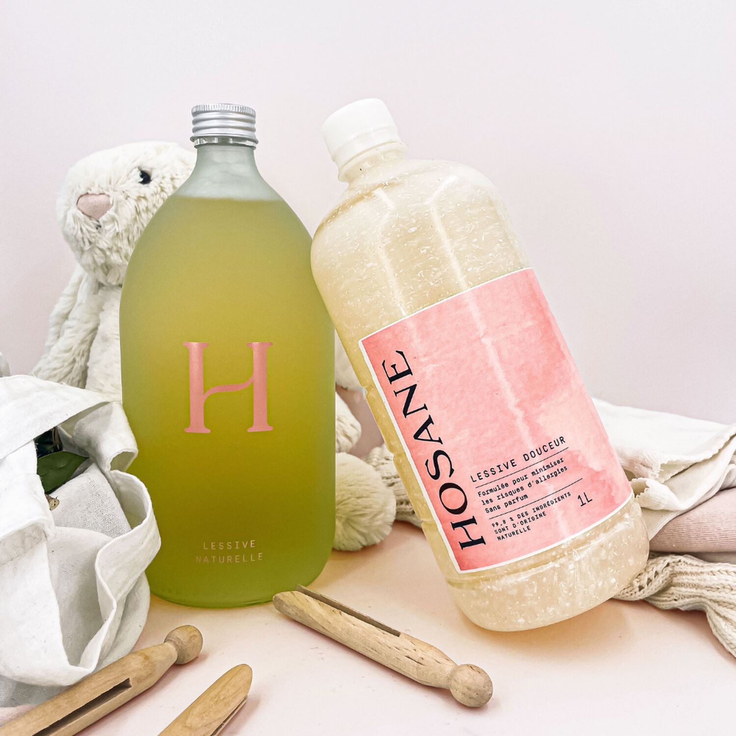 hosane Lessive Douceur - Verre Sans allergène, adaptée aux bébés