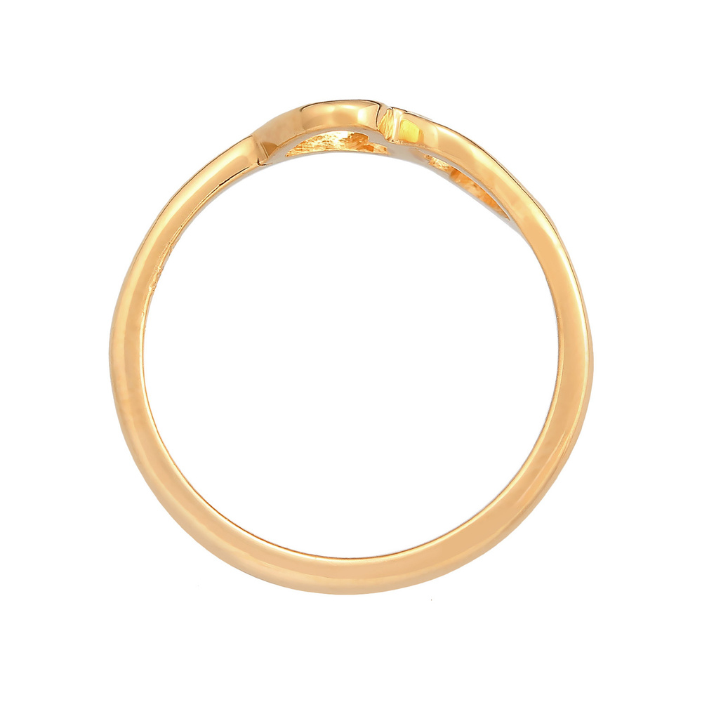 Elli Elli Bague Femmes symbole de cœur relié en argent sterling 925 Bague