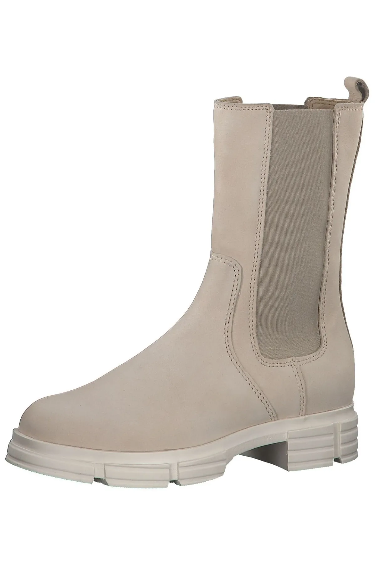 s.Oliver  Stiefelette - Beige - Blockabsatz