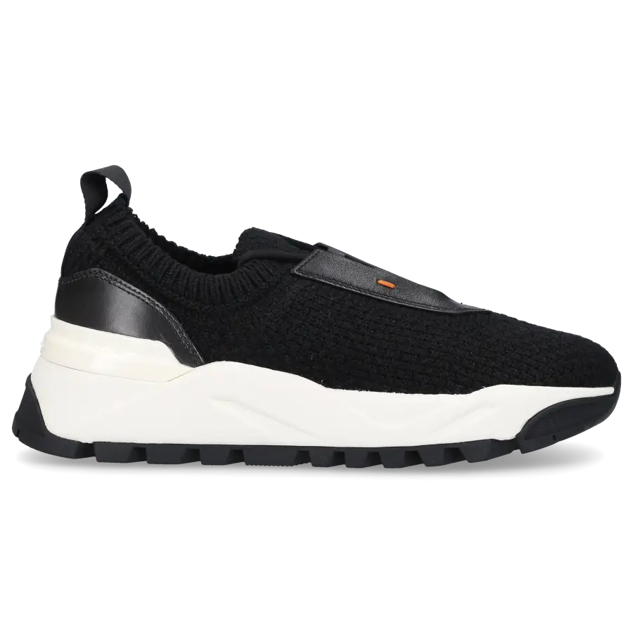 Santoni - Sneaker low LADY Textil - schwarz